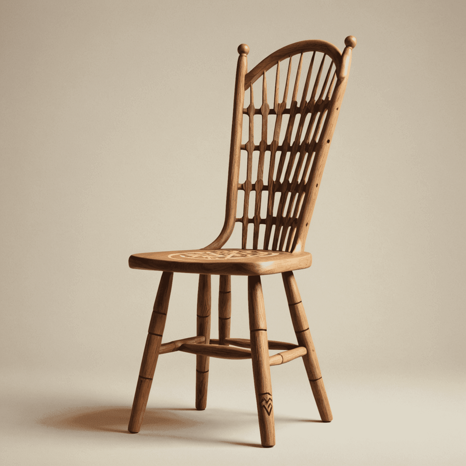 GeneticsRedesign logo featuring a stylized wooden chair with DNA-like patterns